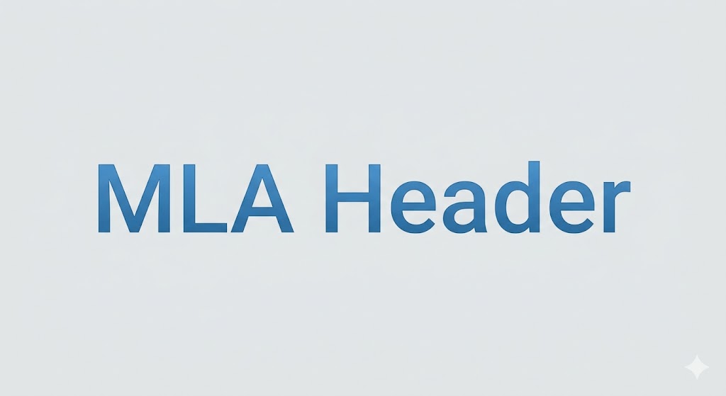 mla header