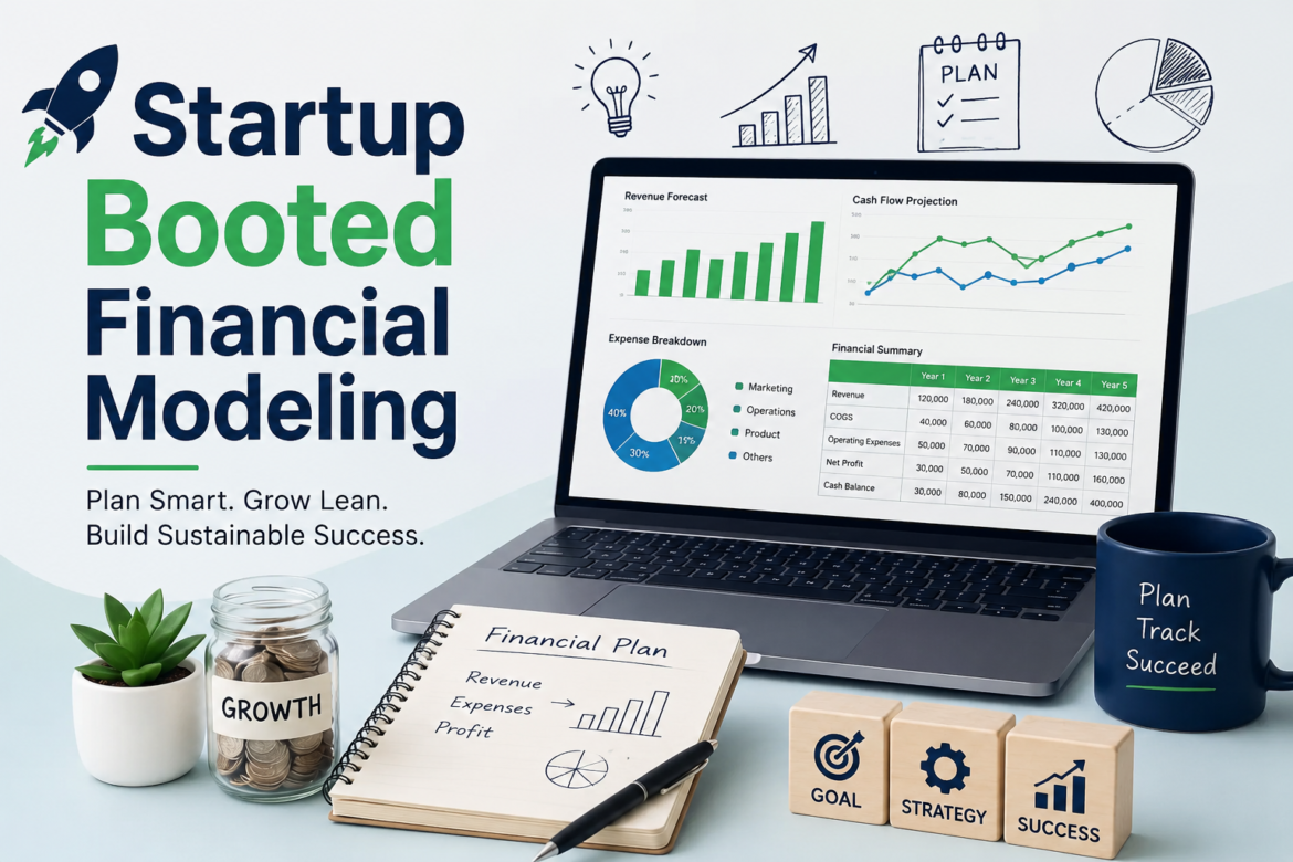 startup booted financial modeling